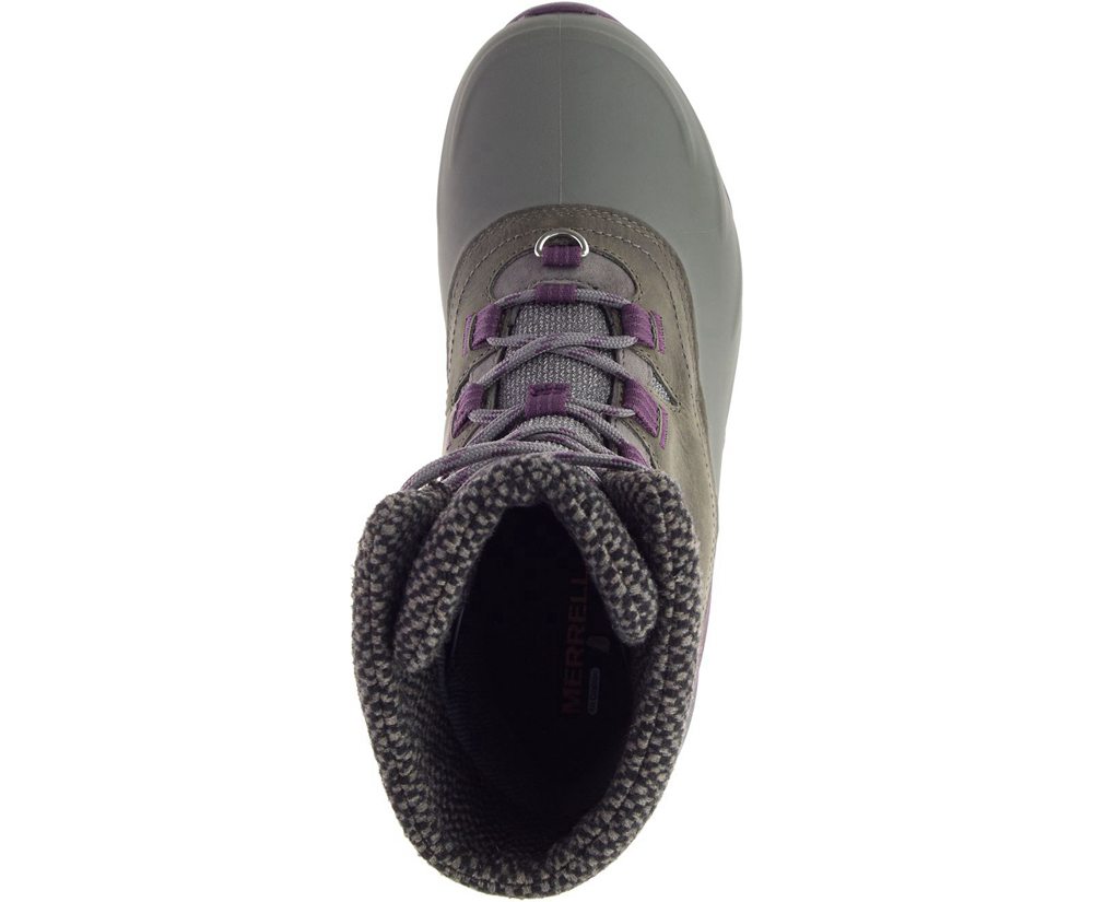 Merrell Støvler Dame - Thermo Aurora 2 Mid Shell Waterproof - Grå - LYF329675